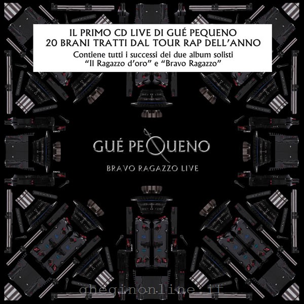 Universal Music Guè Pequeno - Bravo Ragazzo Live, CD Hip-Hop