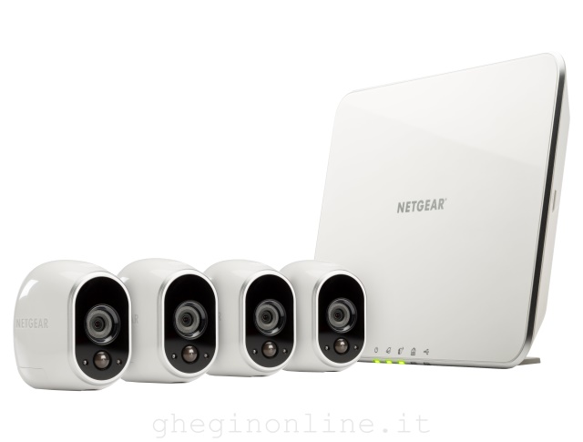 Netgear Arlo Telecamera di sicurezza IP Interno e esterno Cubo 1280 x 720 Pixel Soffitto/muro