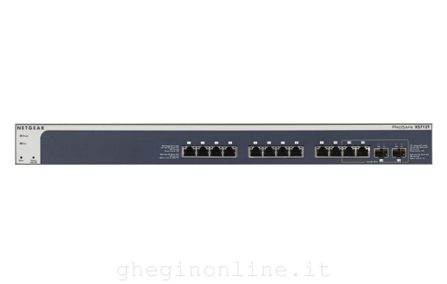 Netgear XS712T Gestito L3 10G Ethernet (100/1000/10000) Nero