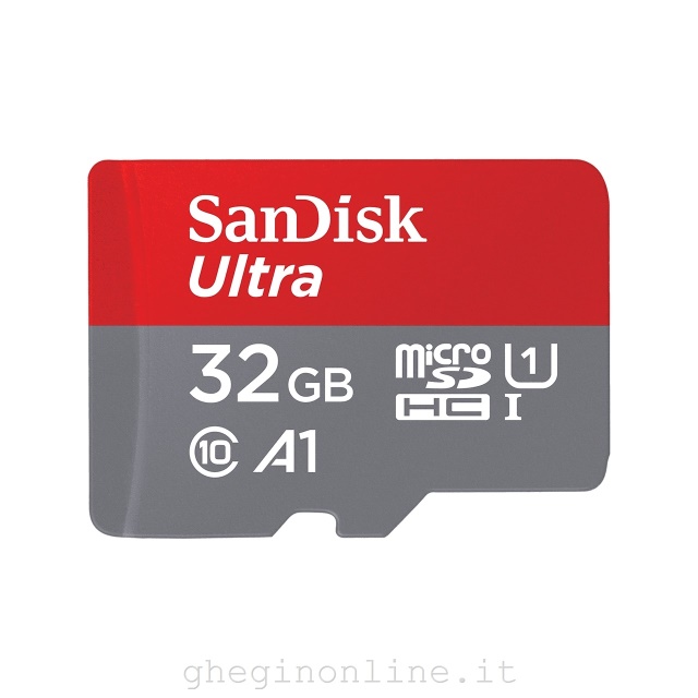 SANDISK SDSQUA4032 CARD MICRO SD 32GB 120MBS + ADATT