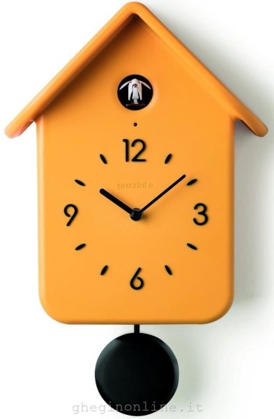 Guzzini 168602165 Orologio a cucù con pendolo giallo QQ