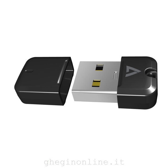 V7 Unità flash USB 2.0 da 8 GB - connettore USB dimensioni NANO