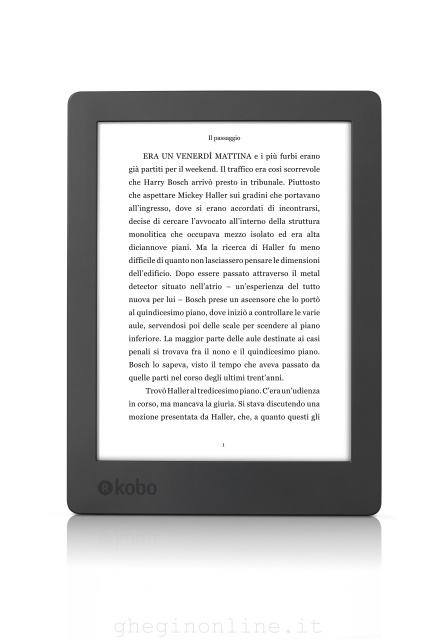N867-KU-BK-K-EP Rakuten Kobo Aura H2O, ComfortLight PRO, Impermeabile, 17,3 cm (6.8