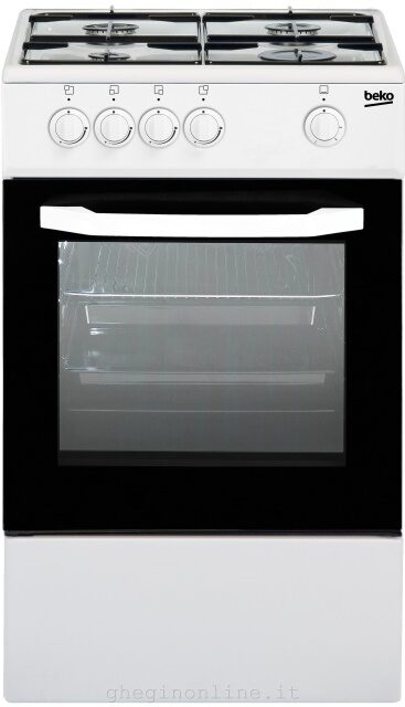 BEKO bianco CSG42001FW CUCINA 50X50 FORNOGAS 4F BIANCO