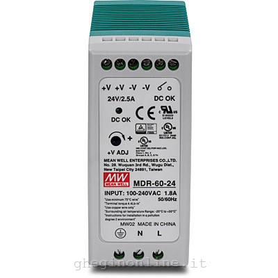 Presa elettrica rack Trendnet TI M6024 60 W Single Output Industrial D
