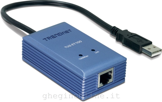 Trendnet TU2-ET100 scheda di rete e adattatore Ethernet 100 Mbit/s