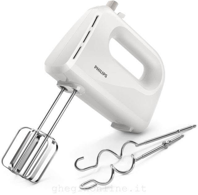 PHILIPS DA HR3705/00  SBATTITORE 300W 5VEL.+TURBO BIANCO