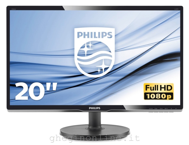 Philips V Line Monitor LCD con retroilluminazione LED 200V4QSBR/00