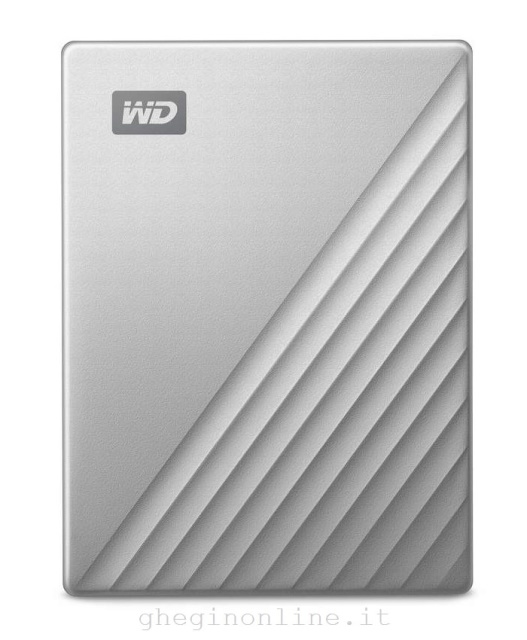 Western Digital My Passport Ultra disco rigido esterno 1000 GB Nero, Argento