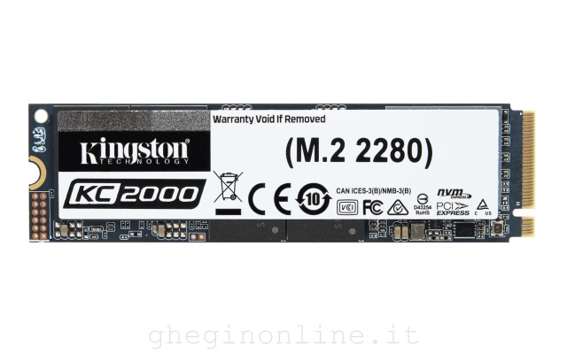 Kingston Technology KC2000 M.2 250 GB PCI Express 3.0 3D TLC NVMe