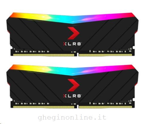 MD32GK2D4320016XRGB PNY XLR8, 32 GB, 2 x 16 GB, DDR4, 3200 MHz