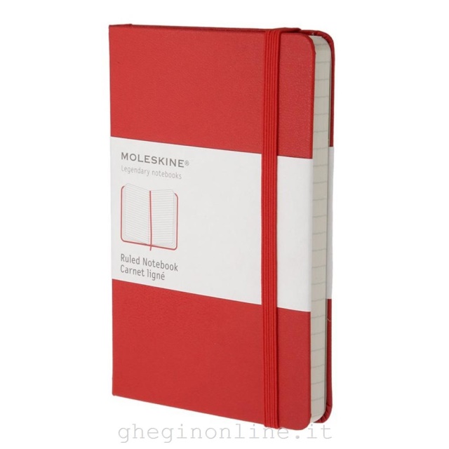 Moleskine Classic quaderno per scrivere 240 fogli Rosso