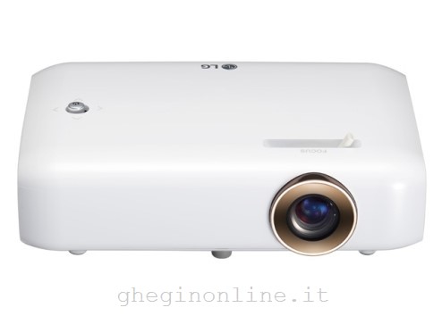 LG ELECTRONICS LG PH550G, 550 ANSI lumen, DLP, 720p (1280x720), 100000:1, 16:9, 635 - 2540 mm (25 - 100
