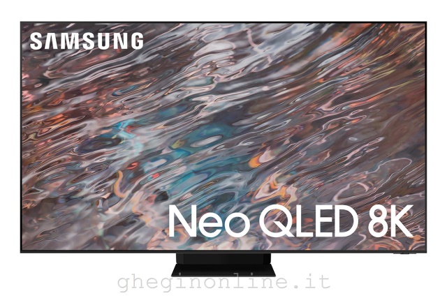 QE75QN800ATXZT Samsung Series 8 TV Neo QLED 8K 75” QE75QN800A Smart TV Wi-Fi Stainless Steel 2021, 190,5 cm (75