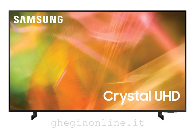 UE43AU8070UXZT Samsung Series 8 TV Crystal UHD 4K 43” UE43AU8070 Smart TV Wi-Fi Black 2021, 109,2 cm (43