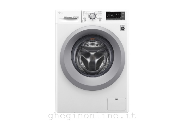 LG F4TURBO9, Caricamento frontale, 9 kg, A, 74 dB, 1400 Giri/min, A+++-30%