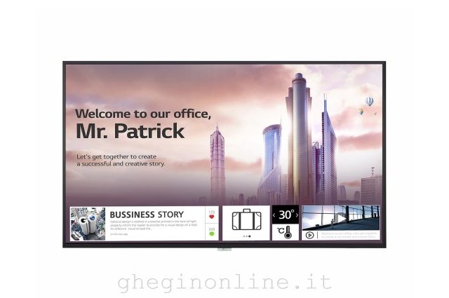 LG UH5F Pannello piatto per segnaletica digitale 139,7 cm (55