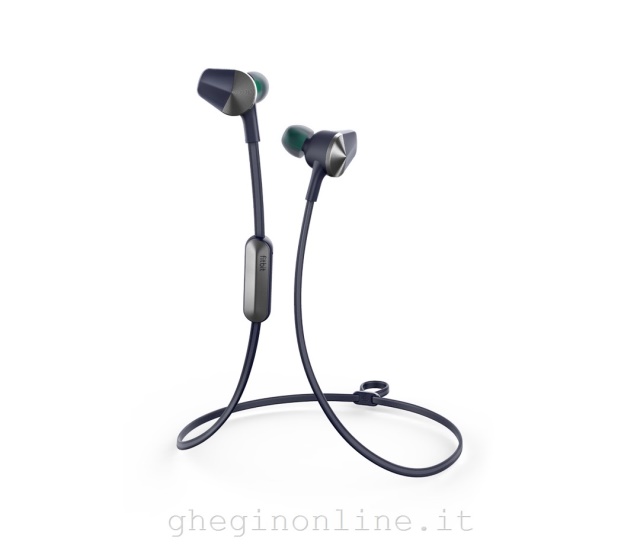 Fitbit Flyer Cuffia Auricolare Micro-USB Bluetooth Blu, Grigio