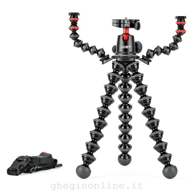 Joby Gorillapod 5K Kit Trepied Profesional Flexibil, Fabricat In Italia (Cu Cap Sferic Pentru Camere Dslr, Csc Si Mirrorless, Capacitate De Incarcare De Pana La 5 Kg), Jb91508-Bww Negru