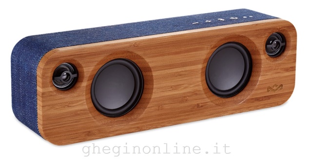 The House Of Marley Get Together Mini Altoparlante portatile mono Blu, Legno 24 W