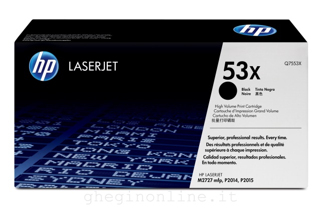 HP Cartuccia Toner originale nero ad alta capacità LaserJet 53X