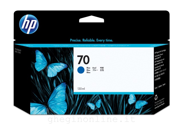 HP Cartuccia inchiostro blu 70, 130 ml