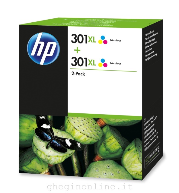 HP Cartuccia originale inchiostro nero ad alta capacità 301XL