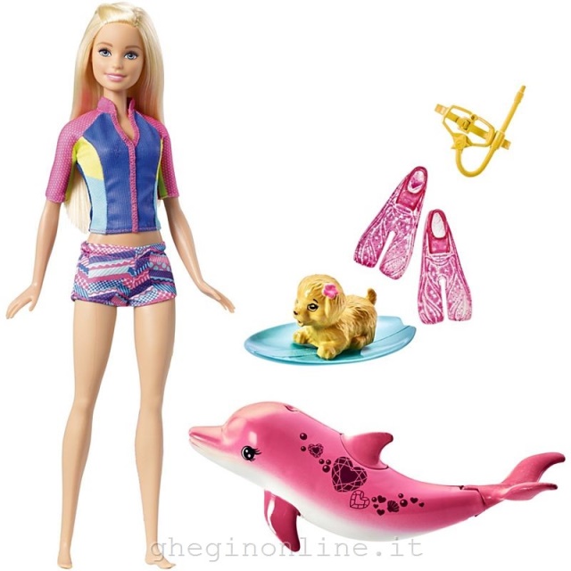 Barbie Dolphin Magic Snorkel Fun Friends