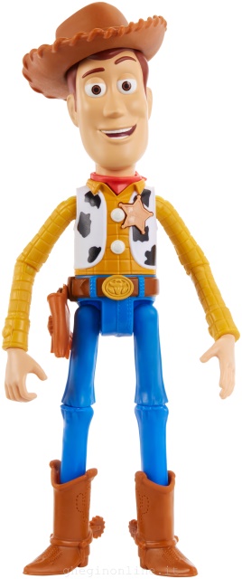Disney Toy Story 4 Pixar Woody Personaggio Parlante Articolato, da 18 cm, Giocattolo per Bambini di 3+ Anni, GFR22
