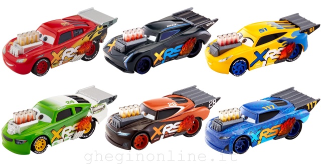 Mattel Disney ​ /Pixar Cars Personaggi Die-Cast XRS, Assortimento, GFV33, Auto, Cars, Interno, 3 anno/i, Plastica, Colori assortiti