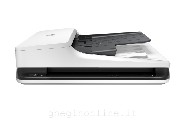 HP Scanjet Pro 2500 f1 Scanner piano e ADF 1200 x 1200 DPI A4 Nero, Bianco