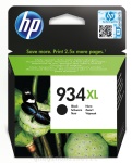 HP - HP Cartuccia originale inchiostro nero ad alta capacità 934XL, Resa elevata (XL), Inchiostro a base di pigmento, 25,5 ml, 1000 pagine, 1 pz