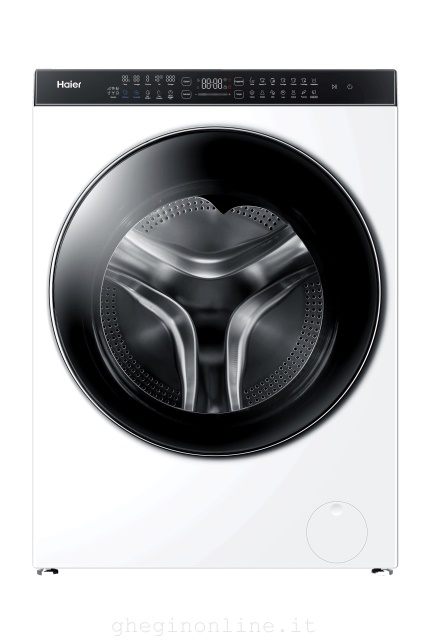 Haier Super Drum HWD100-BD1499U1 lavasciuga Libera installazione Caricamento frontale Bianco