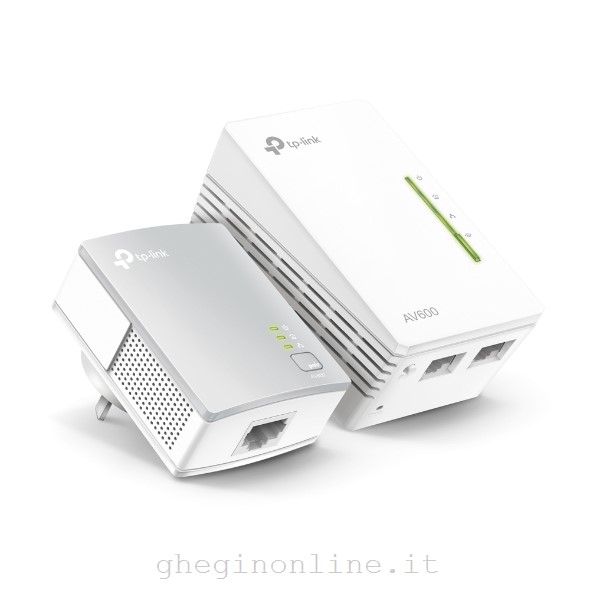 TP-LINK AV600 600 Mbit/s Collegamento ethernet LAN Wi-Fi Bianco 1 pz