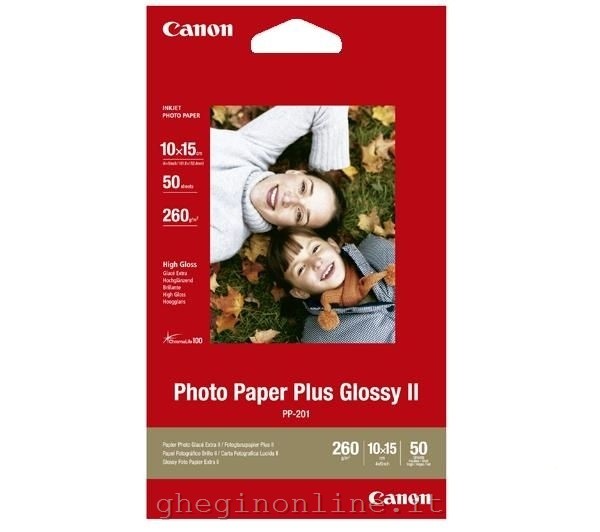 Canon PP-201 carta fotografica Rosso Molto lucida