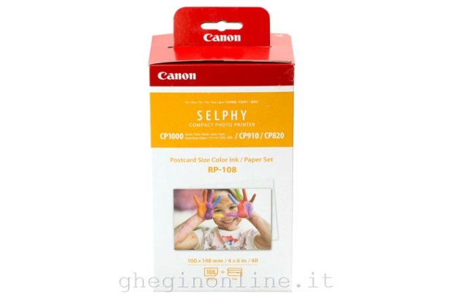 CANON foto RP-108     CARTA FOTOGRAFICA 8568B001 10X15CM 108 FOGLI