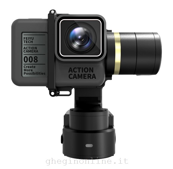 FeiYu-Tech WG2 stabilizzatore per macchina fotografica Stabilizzatore per videocamera Sport action Nero