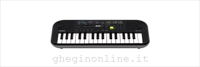 Casio SA-47 tastiera MIDI 127 chiavi Nero, Grigio