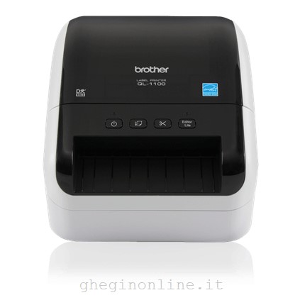 Brother QL-1100U stampante per etichette (CD) Termica diretta 300 x 300 DPI Cablato