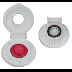 QUICK - PULSANTE A PIEDE BIANCO DOWN