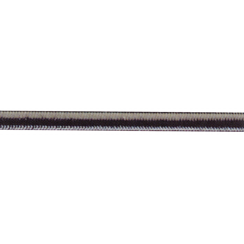 TRECCIA ELASTICA NERA Ø MM.6  MT100