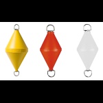 CAN-SB MARINE PLASTICS - GAVITELLO GIALLO C/ASTA LT.55