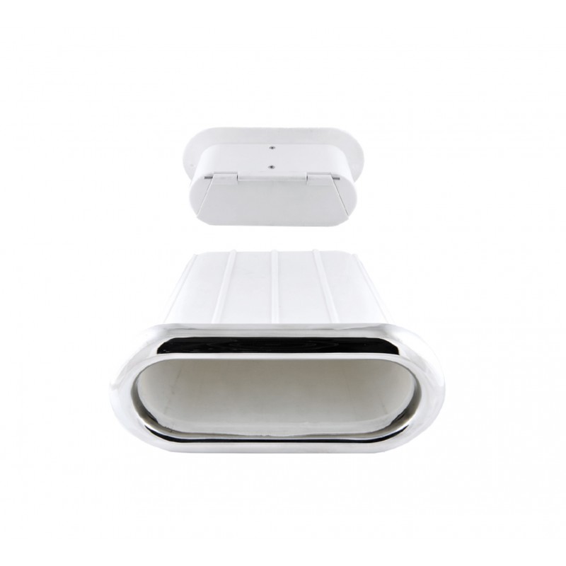 SCARICO OVALE NYLON-INOX