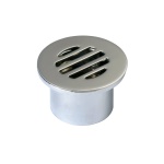 FORESTI E SUARDI - SCARICO IN OTTONE CROMATO Ø MM.85