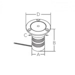 MARINE TOWN - TAPPO INOX 316 WATER C/CHIAVE