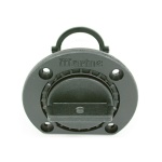 MARINE TOWN - TAPPO NYLON NERO SCARICO ACQUA