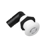 NUOVA RADE - SFIATO NYLON BIANCO CURVO Ø MM.16