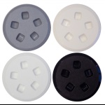 CAN-SB MARINE PLASTICS - TAPPO ISPEZIONE CREMA Ø MM.185