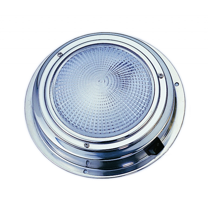 PLAFONIERA INOX A LED Ø MM.175x60h
