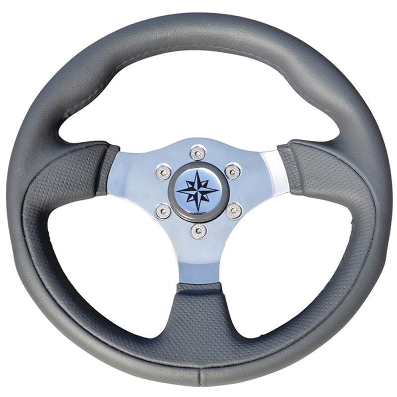 RUOTA TIMONE T12 GRIGIO Ø MM.300